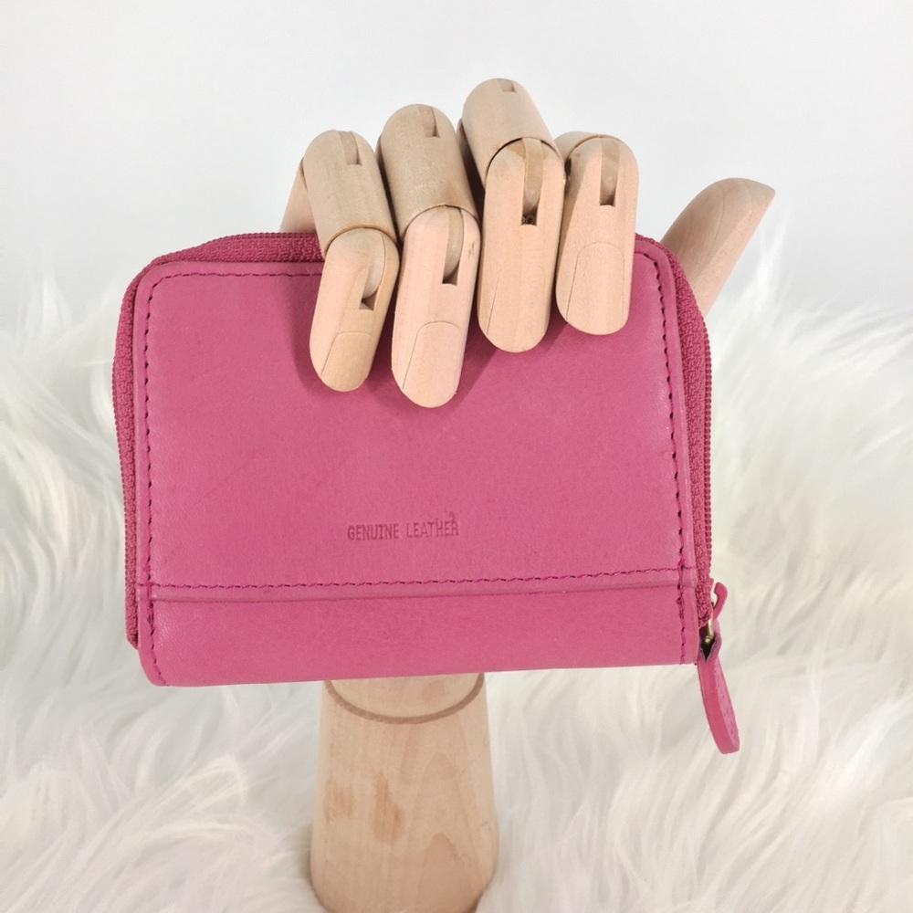 Rolfs Petal Pink Zippered Card Holder Wallet